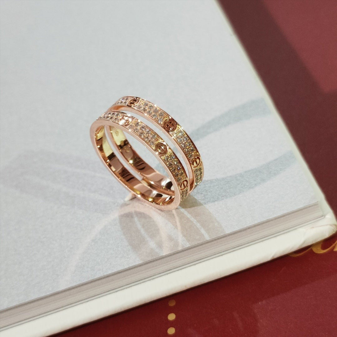 [Clover]LOVE RING 2.65MM DIAMOND