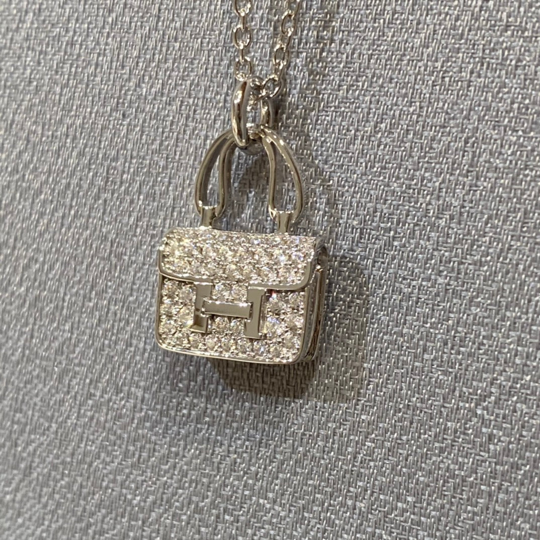 [Clover]CONSTANCE PEDANT DIAMOND NECKLACE