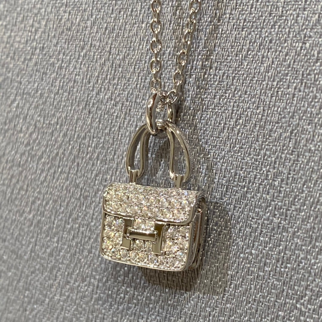 [Clover]CONSTANCE PEDANT DIAMOND NECKLACE