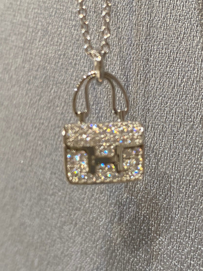 [Clover]CONSTANCE PEDANT DIAMOND NECKLACE