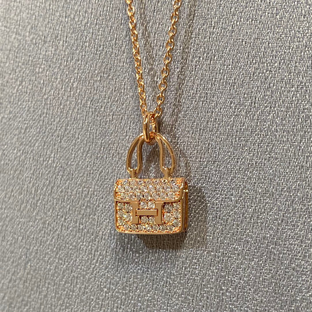 [Clover]CONSTANCE PEDANT DIAMOND NECKLACE