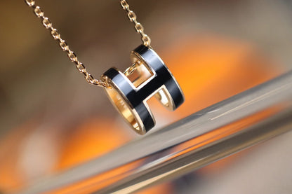 [Clover]POP H PEDANT PINK GOLD