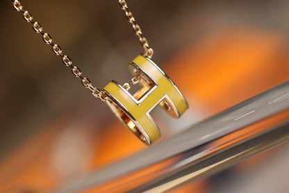 [Clover]POP H PEDANT PINK GOLD