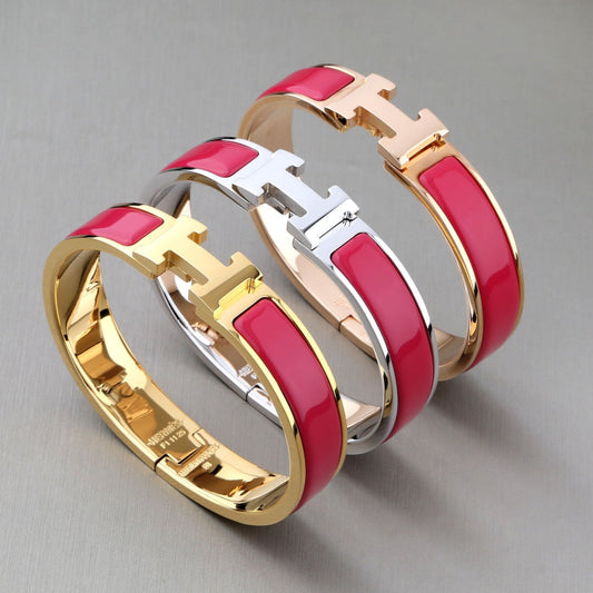 [Clover]H RED BRACELET
