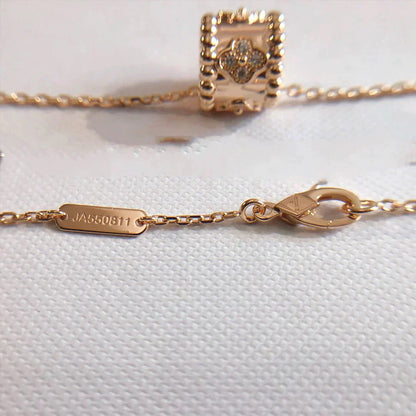 [Clover]PERLEE PEDANT NECKLACE GOLD / ROSE GOLD