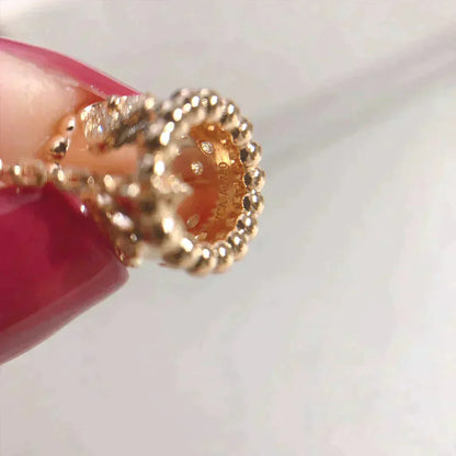 [Clover]PERLEE PEDANT NECKLACE GOLD / ROSE GOLD