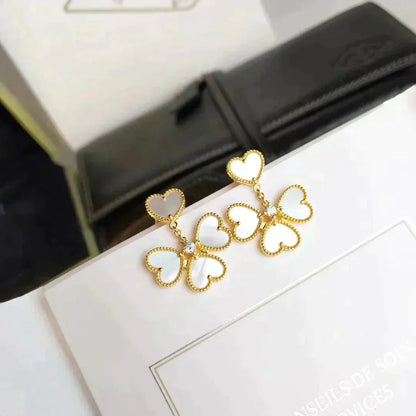 [Clover]CLOVER SWEET WHITE MOP EARRINGS