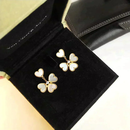 [Clover]CLOVER SWEET WHITE MOP EARRINGS