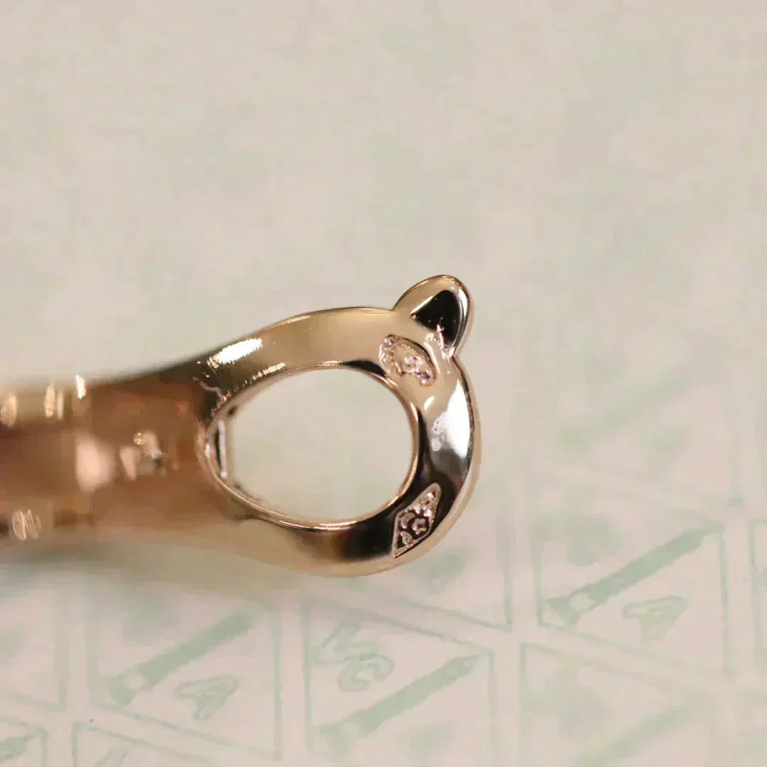 [Clover]CLOVER MEDIUM 1 MOTIFS FUll DIAMOND EARRINGS