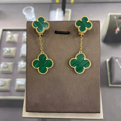[Clover]CLOVER 2 MOTIFS  EARRINGS (MULTIPLE CHOICESC