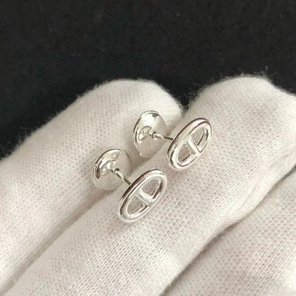 [Clover]CHAINE SMALL EARRINGS GOLD AND SILVER