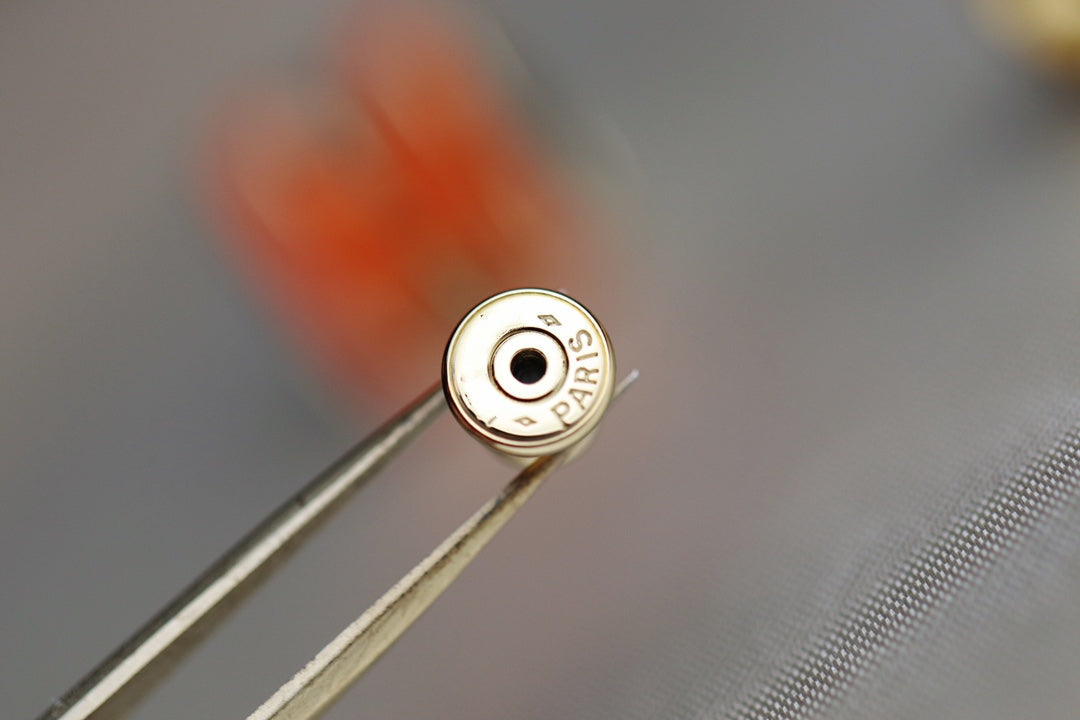[Clover]MINI POP H EARRINGS ORANGE