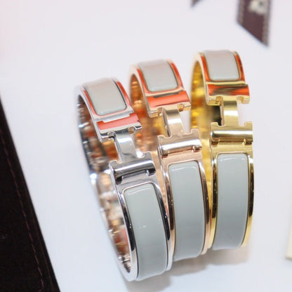 [Clover]H LIGHT BLUE BRACELET