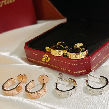 [Clover]LOVE EARRINGS 5.7MM 2 DIAMONDS