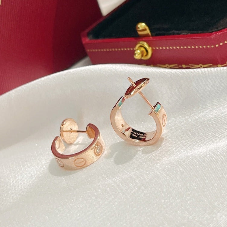 [Clover]LOVE EARRINGS 5.7MM 2 DIAMONDS