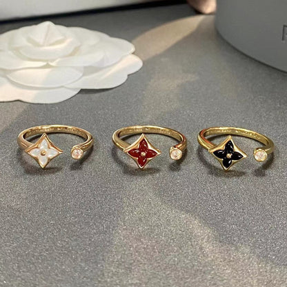[Clover]STAR 1 DIAMOND OPEN RING