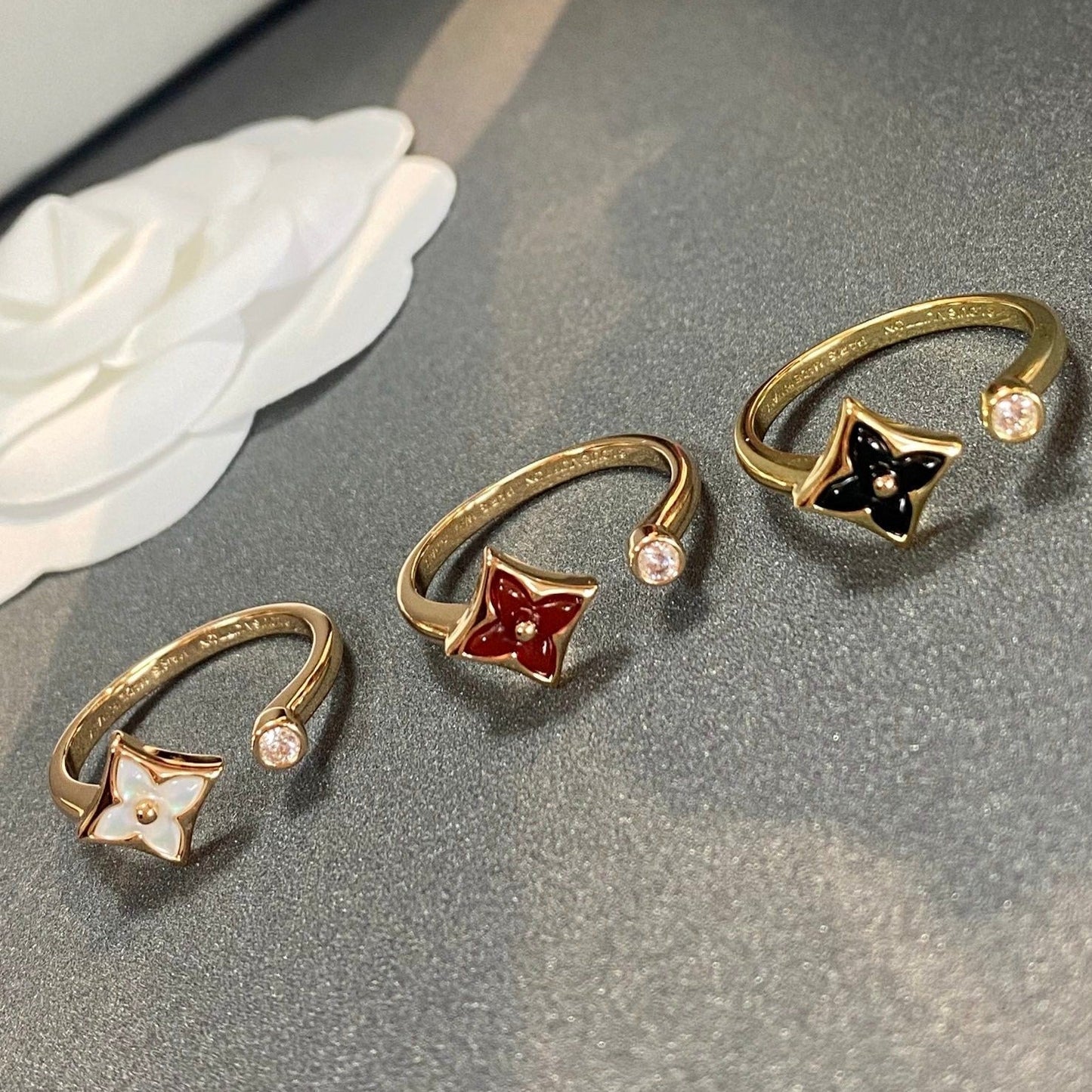 [Clover]STAR 1 DIAMOND OPEN RING