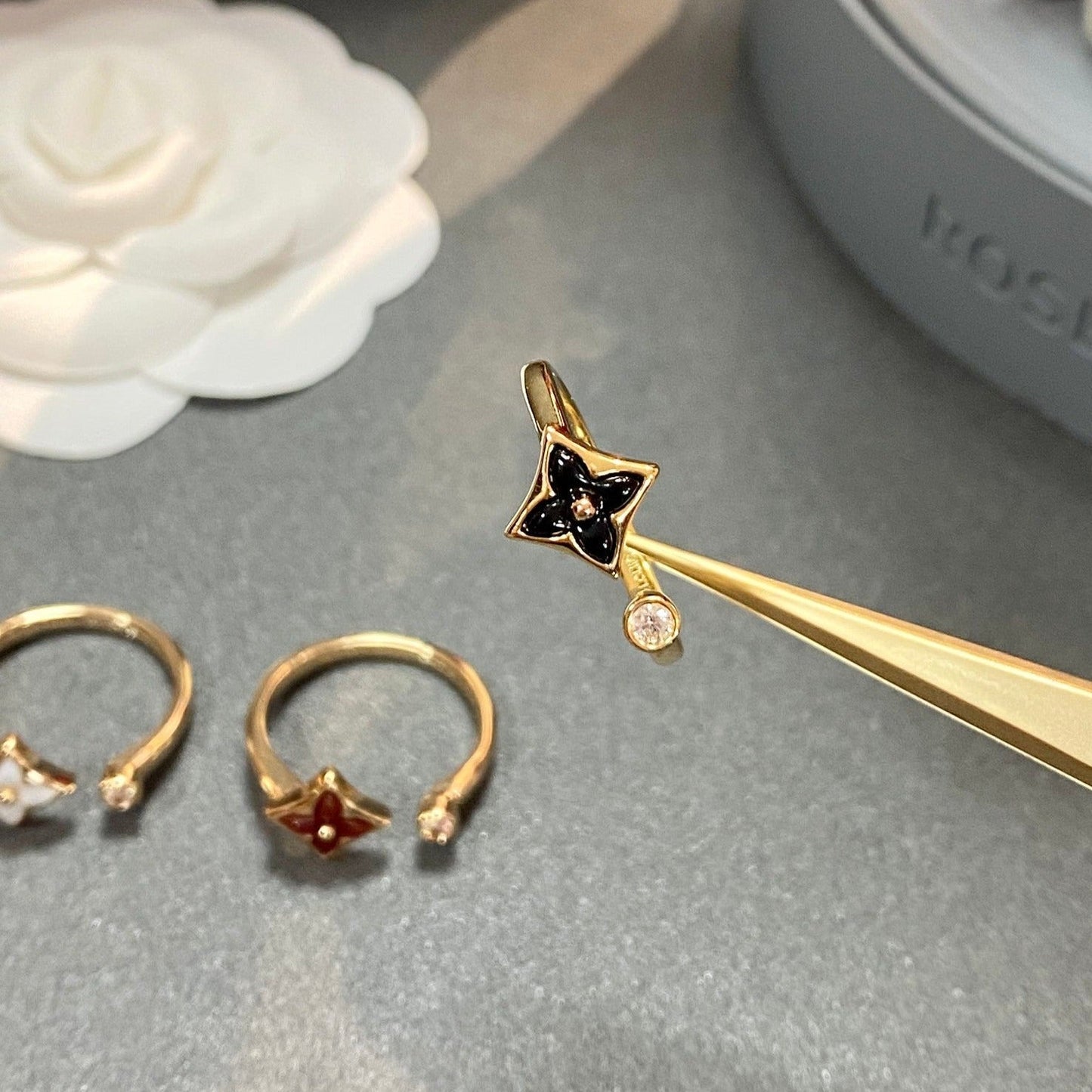 [Clover]STAR 1 DIAMOND OPEN RING