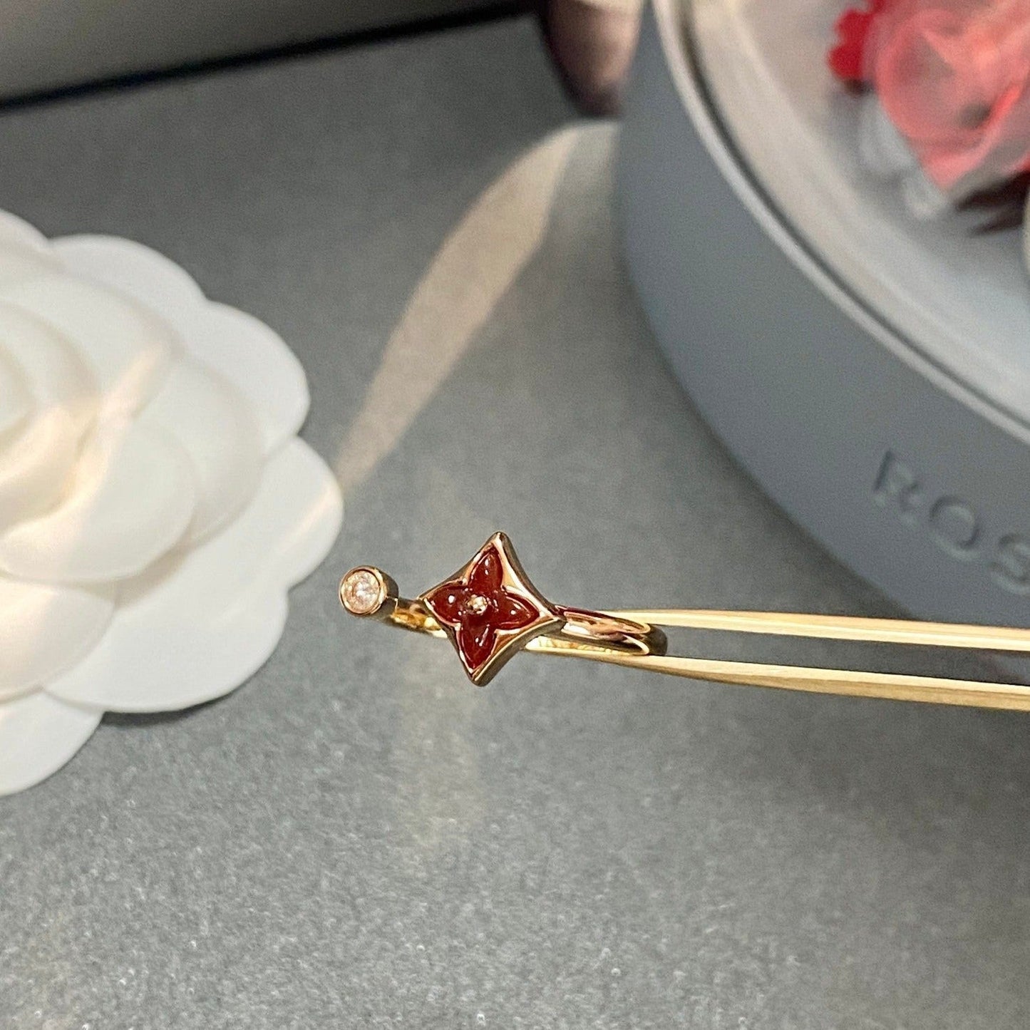 [Clover]STAR 1 DIAMOND OPEN RING
