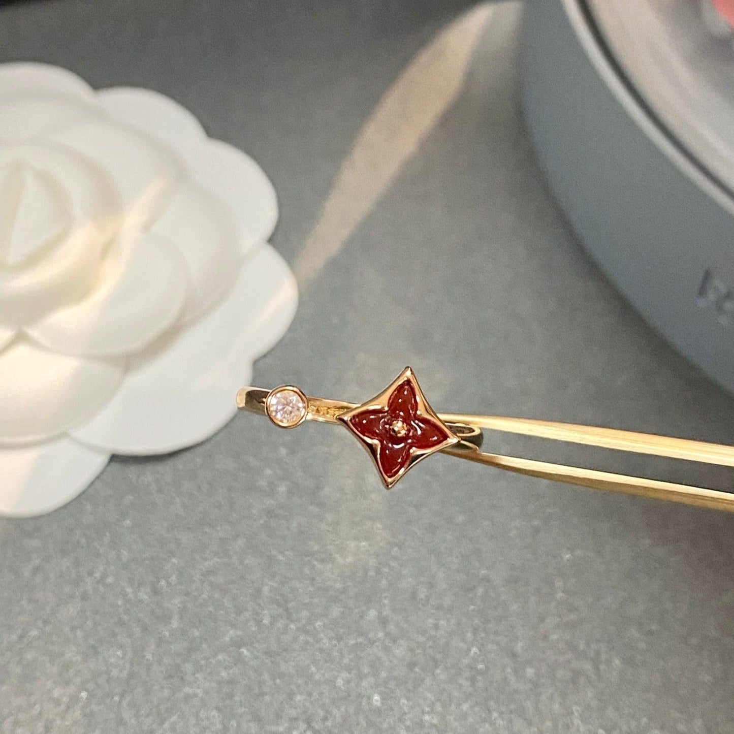 [Clover]STAR 1 DIAMOND OPEN RING