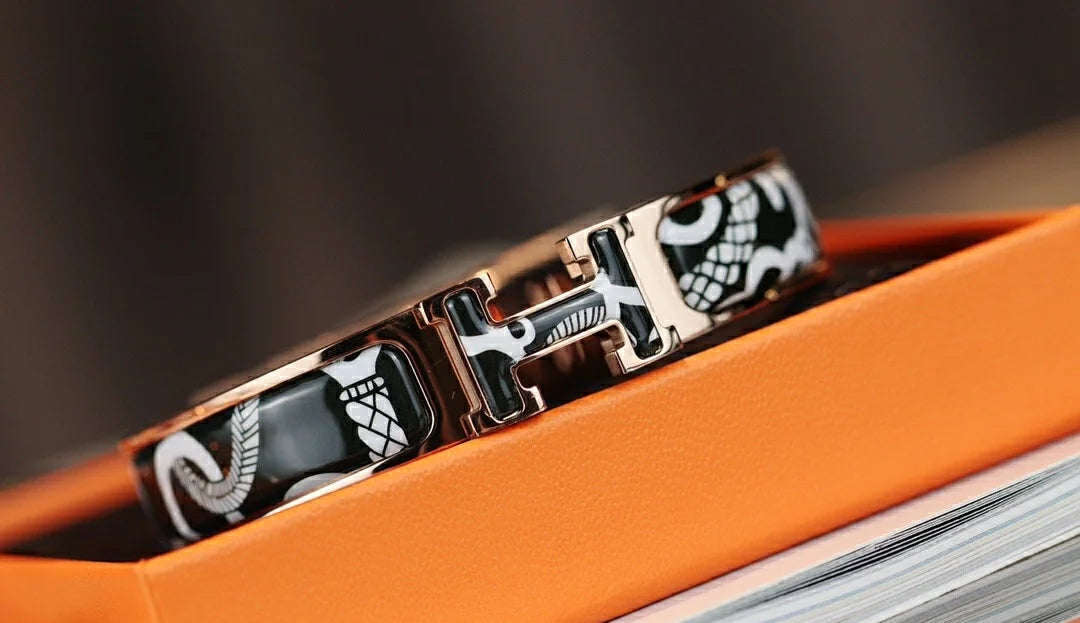[Clover]H TARTAN BRACELET 12MM
