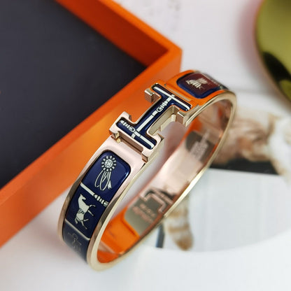 [Clover]H COUVERTURES DARK BLUE BRACELET