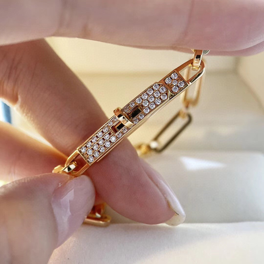 [Clover]CHAINE BRACELET SMALL MODEL DIAMOND