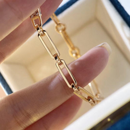 [Clover]CHAINE BRACELET SMALL MODEL DIAMOND