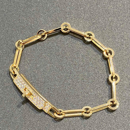 [Clover]CHAINE BRACELET SMALL MODEL DIAMOND