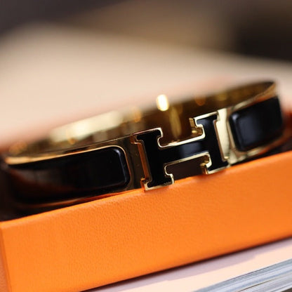 [Clover]H BRACELET 12MM GOLD