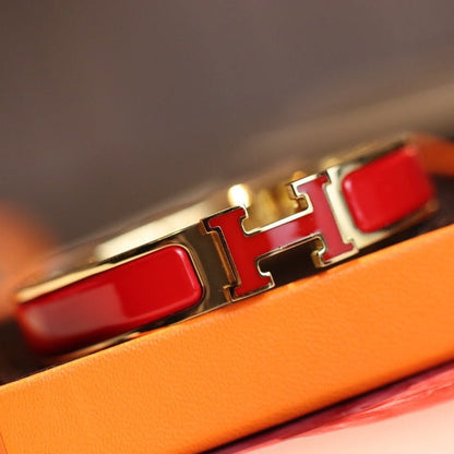 [Clover]H BRACELET 12MM GOLD