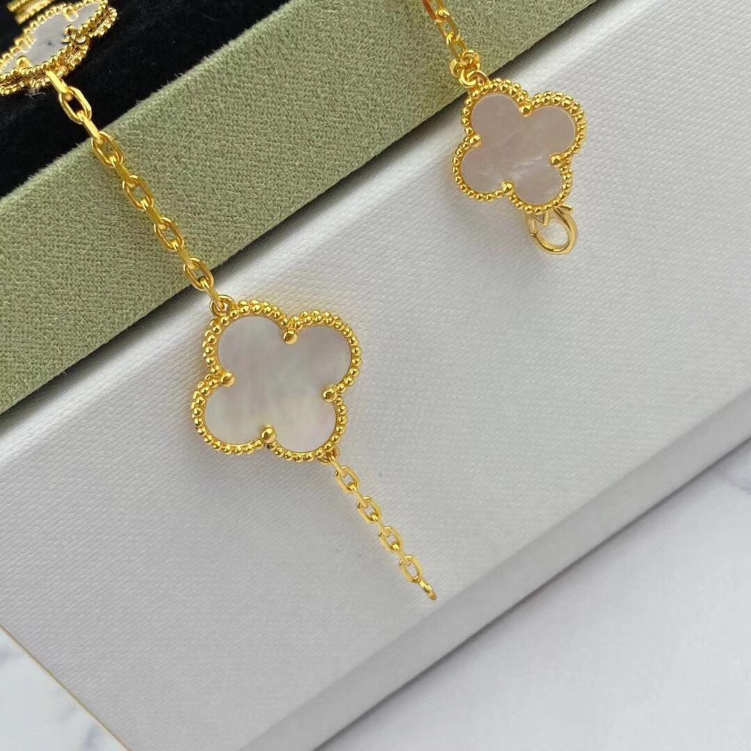 [Clover]MAGIC CLOVER MOP GOLD BRACELET 5 MOTIFS