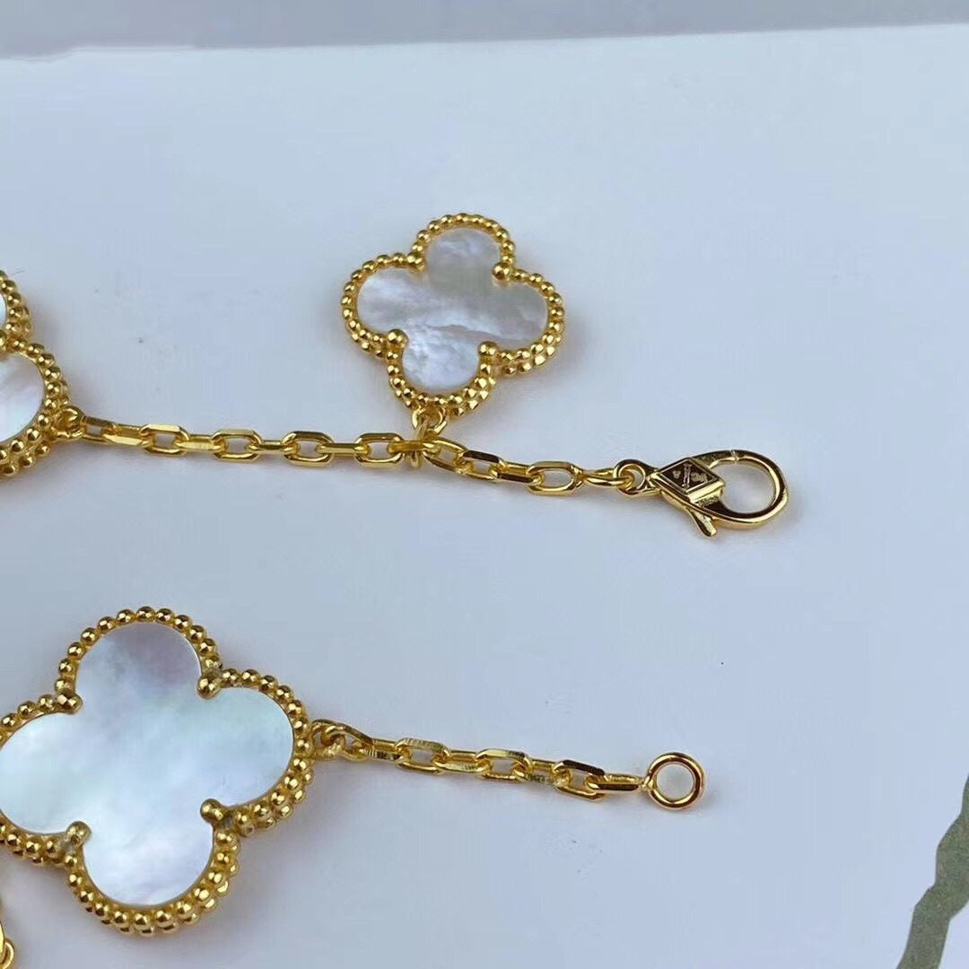 [Clover]MAGIC CLOVER MOP GOLD BRACELET 5 MOTIFS
