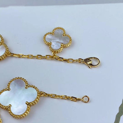 [Clover]MAGIC CLOVER MOP GOLD BRACELET 5 MOTIFS