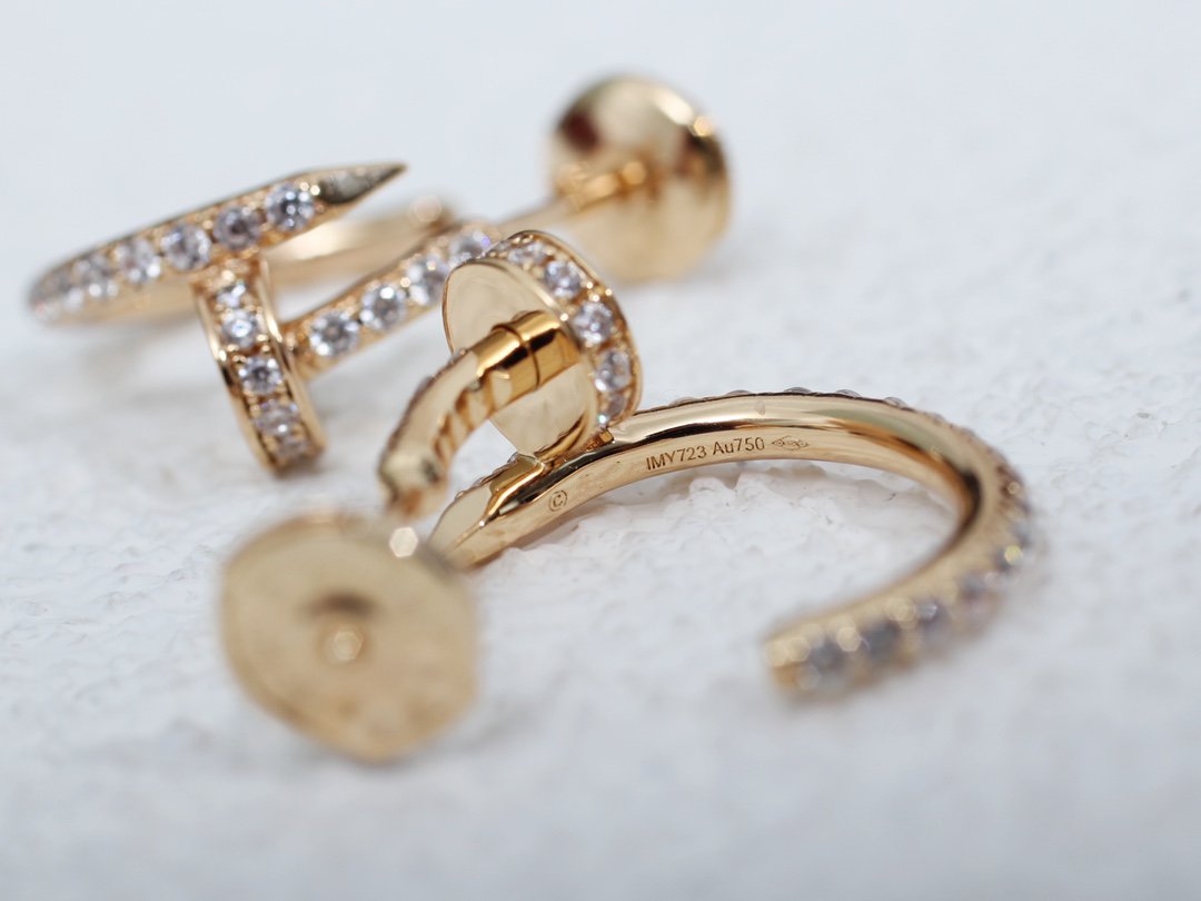 [Clover]JUSTE EARRINGS 12.75MM PINK GOLD DIAMOND