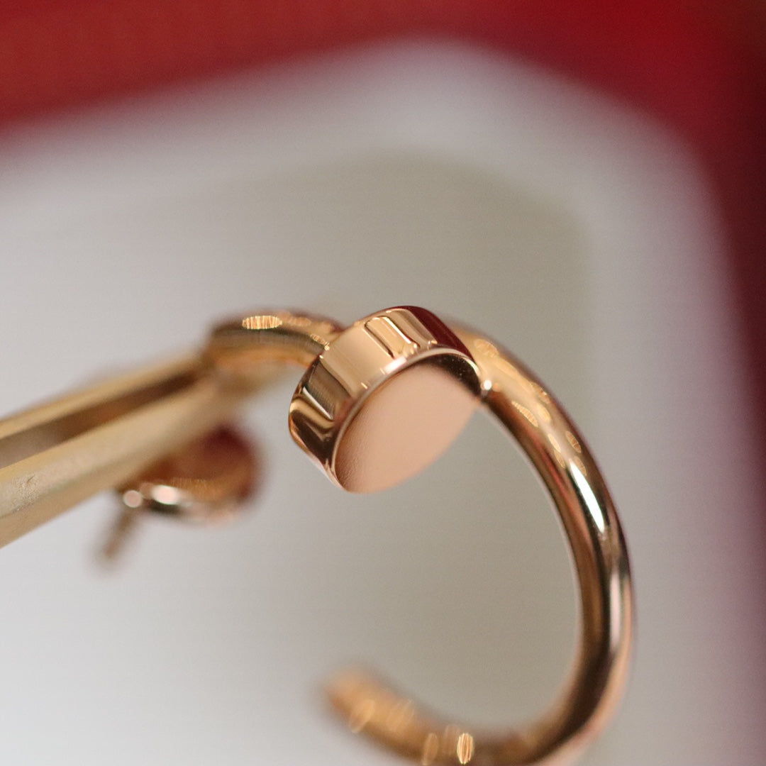 [Clover]JUSTE EARRINGS PINK GOLD
