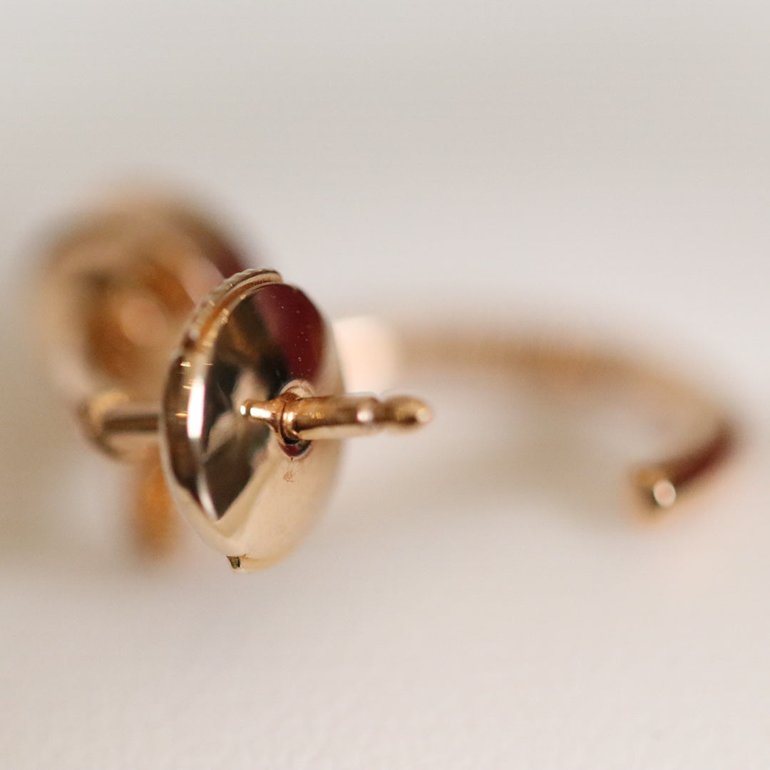 [Clover]JUSTE EARRINGS PINK GOLD