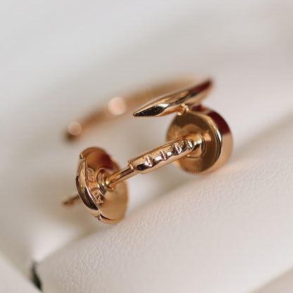 [Clover]JUSTE EARRINGS PINK GOLD