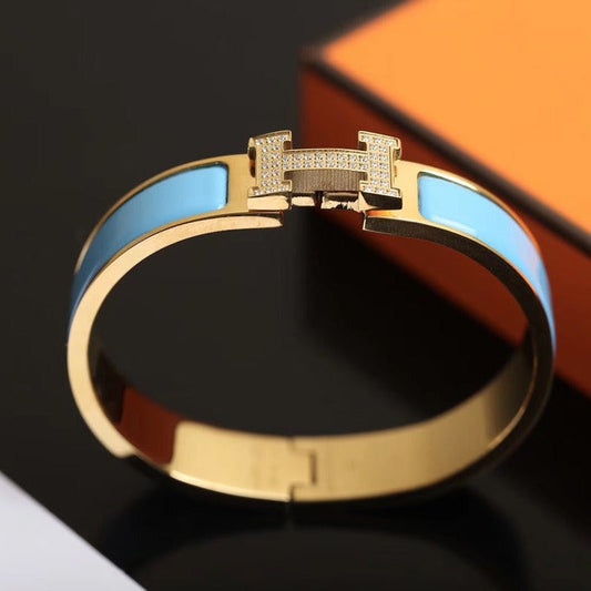 [Clover]H CLOUD BLUE BRACELET GOLD DIAMOND