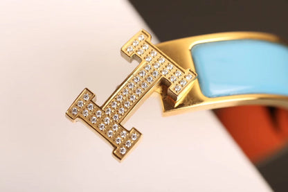 [Clover]H CLOUD BLUE BRACELET GOLD DIAMOND