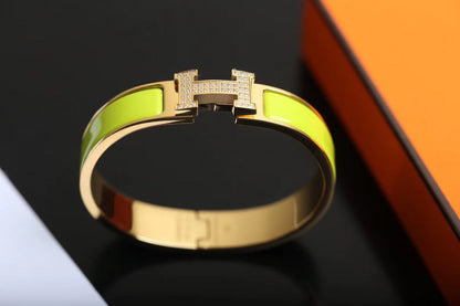 [Clover]H BRACELET GOLD DIAMOND
