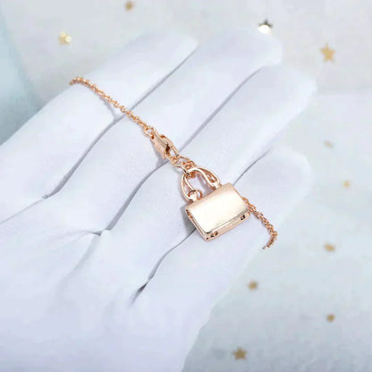 [Clover]AMULETTE PEDANT ROSE GOLD NECKLACE
