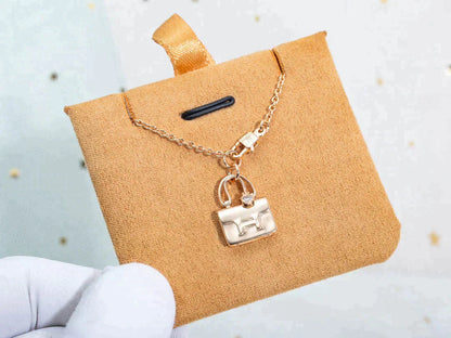 [Clover]AMULETTE PEDANT ROSE GOLD NECKLACE