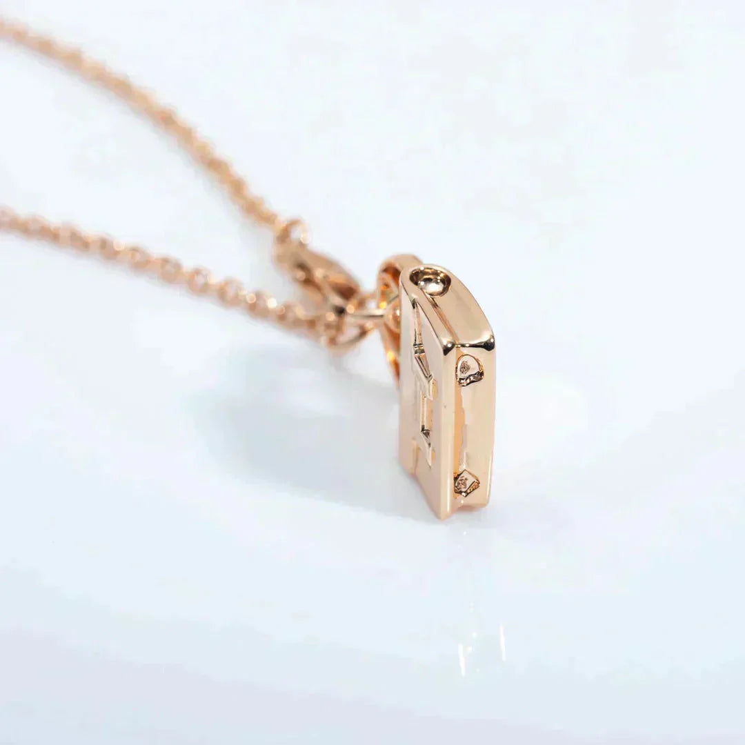 [Clover]AMULETTE PEDANT ROSE GOLD NECKLACE