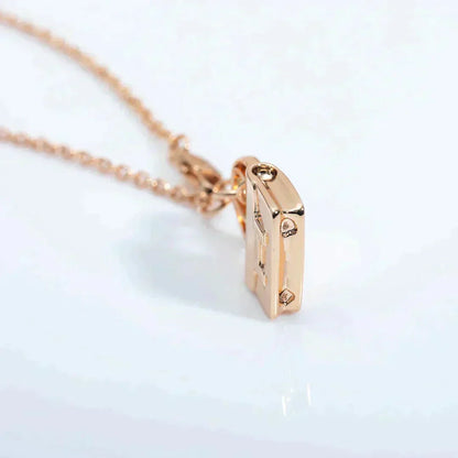 [Clover]AMULETTE PEDANT ROSE GOLD NECKLACE