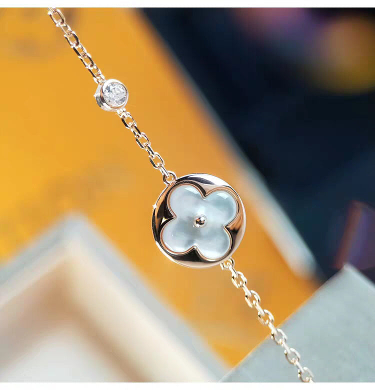 [Clover]SUN MOP GOLD 1 DIAMOND NECKLACE