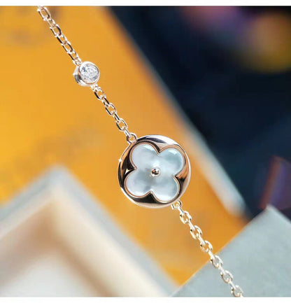 [Clover]SUN MOP GOLD 1 DIAMOND NECKLACE