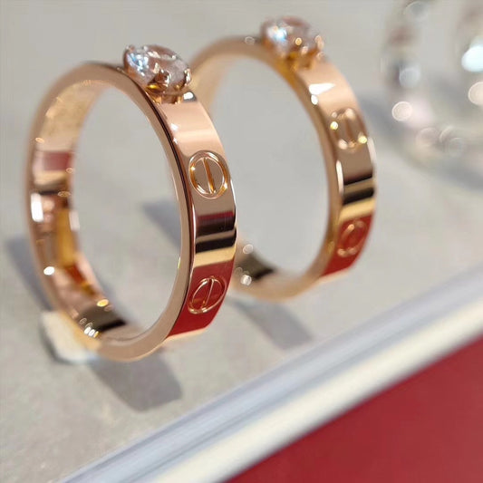 [Clover]LOVE RING 3.6MM 1 BIG DIAMOND