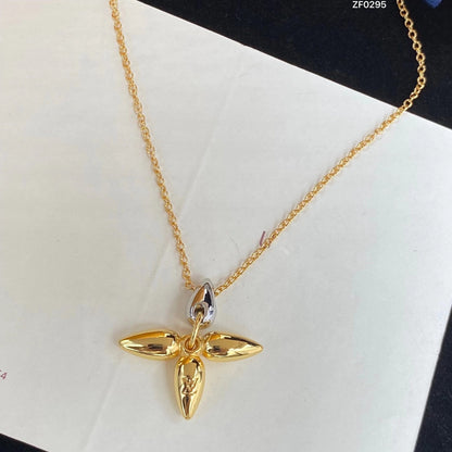 [Clover]LOUISETTE PEDANT GOLD NECKLACE