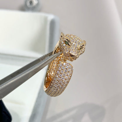 [Clover]PANTHERE PINK GOLD DIAMOND RING